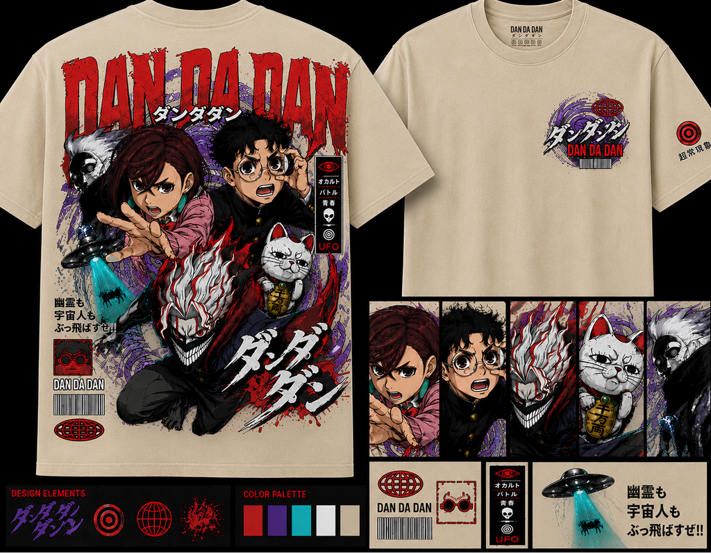 Akaza Anime T-Shirt | Demon Art Graphic Tee | Manga Streetwear Back Print