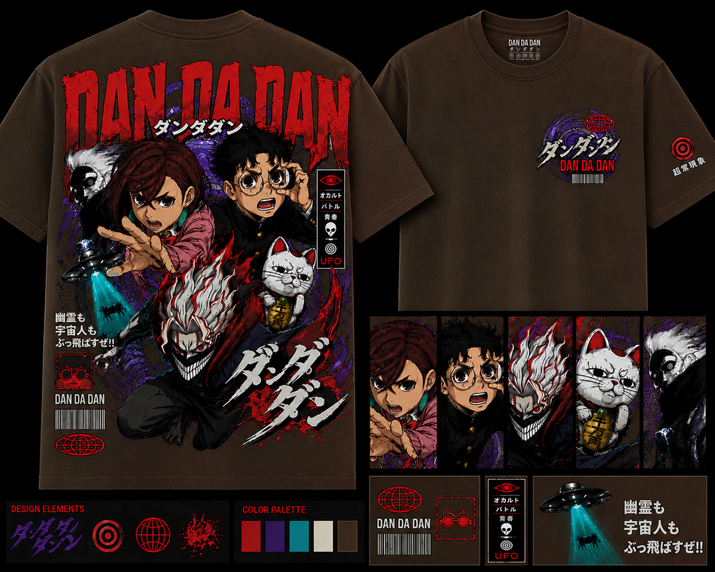 Akaza Anime T-Shirt | Demon Art Graphic Tee | Manga Streetwear Back Print
