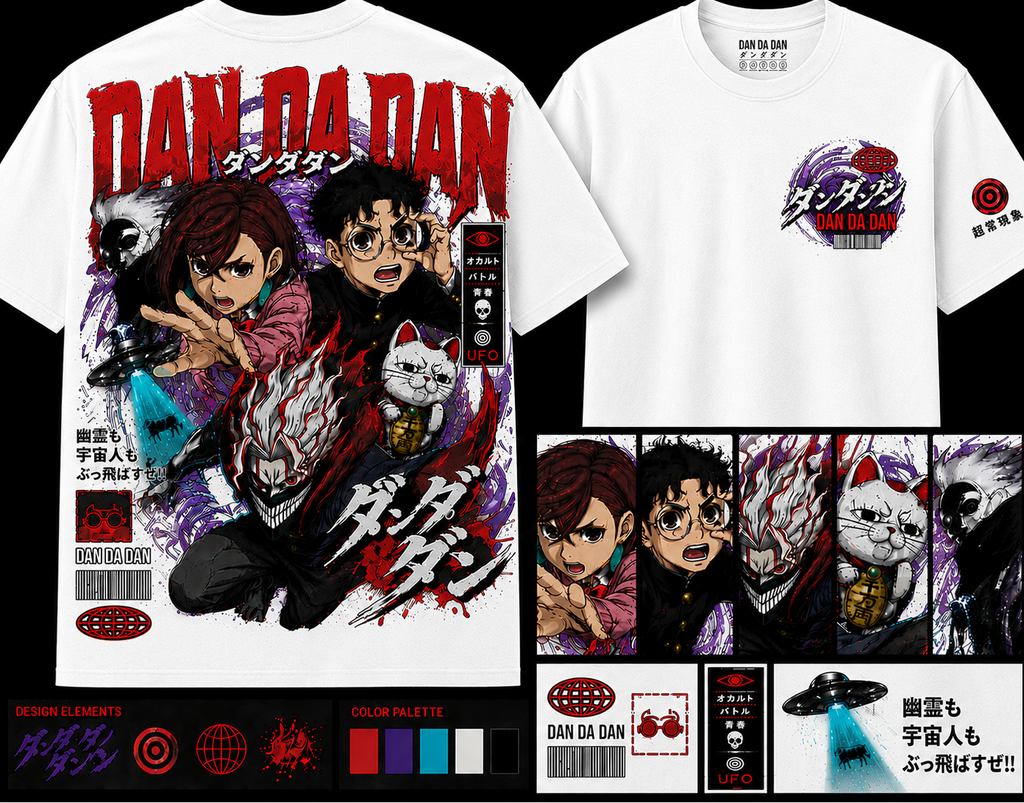 Akaza Anime T-Shirt | Demon Art Graphic Tee | Manga Streetwear Back Print