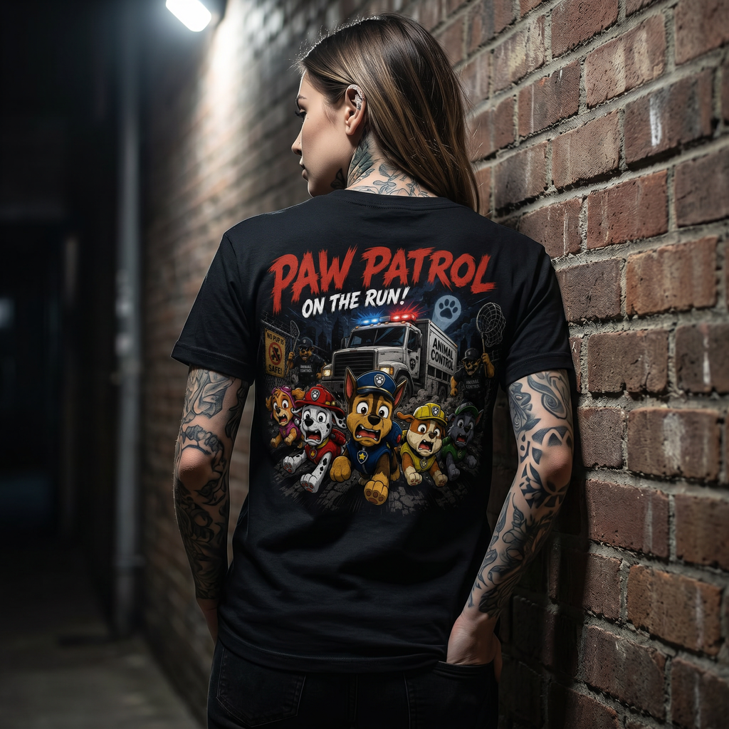 Dog Patrol: On The Run! | Retro Escape Graphic Tee