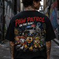Dog Patrol: On The Run! | Retro Escape Graphic Tee